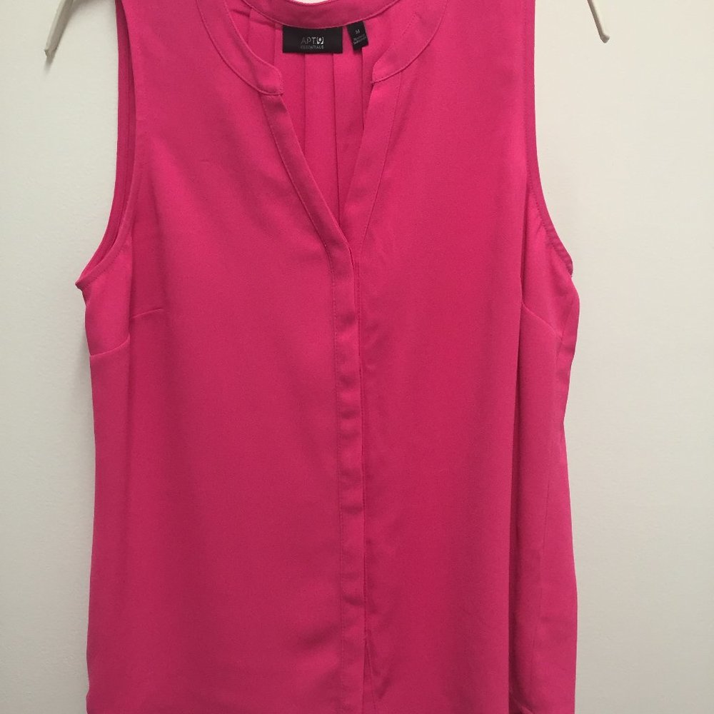 Apt. 9 Magenta Sleeveless Blouse